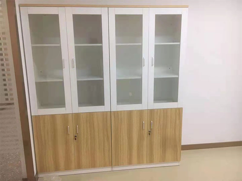 胶板4门书柜